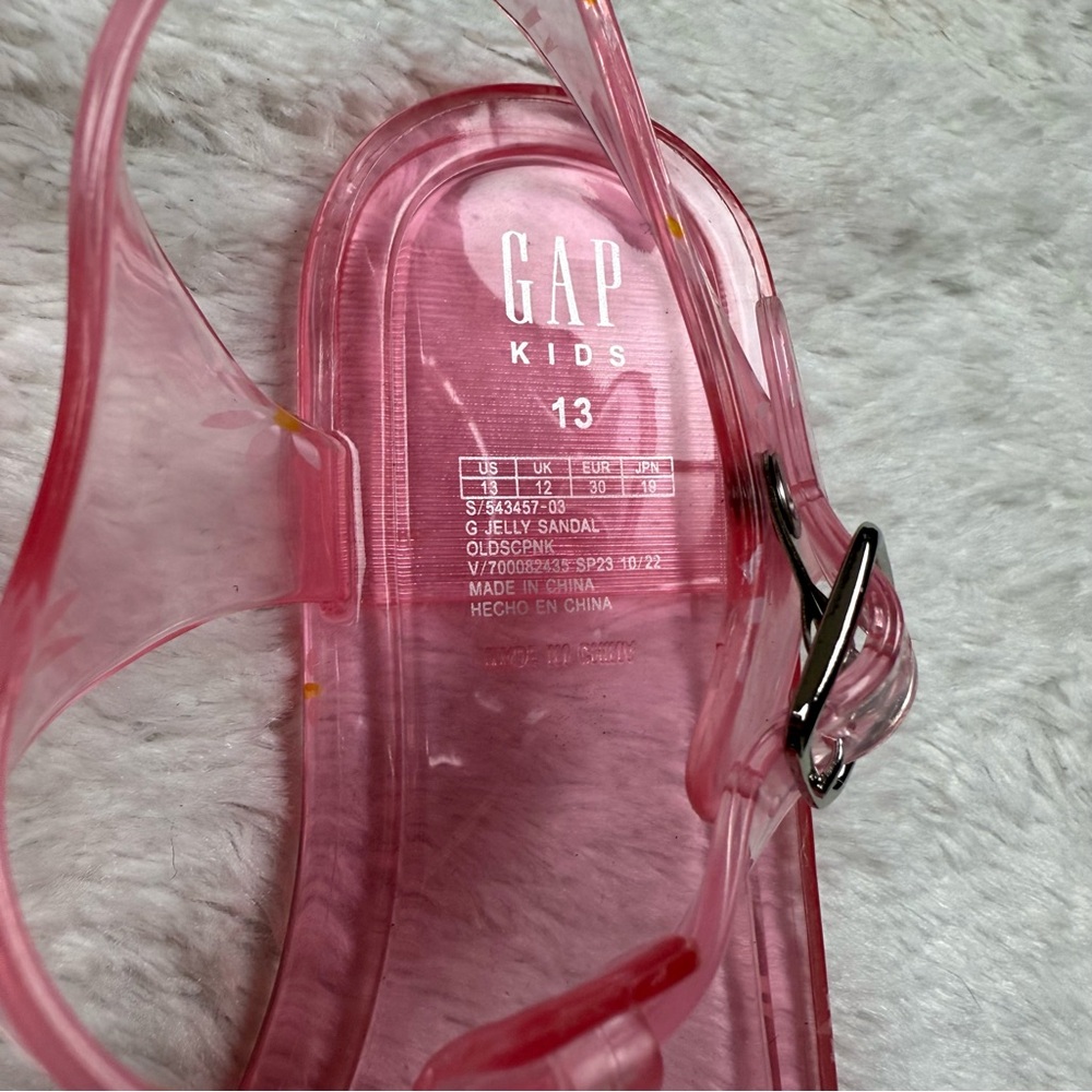 GAP Kids Pink Jelly Sandals - Picture 2 of 4